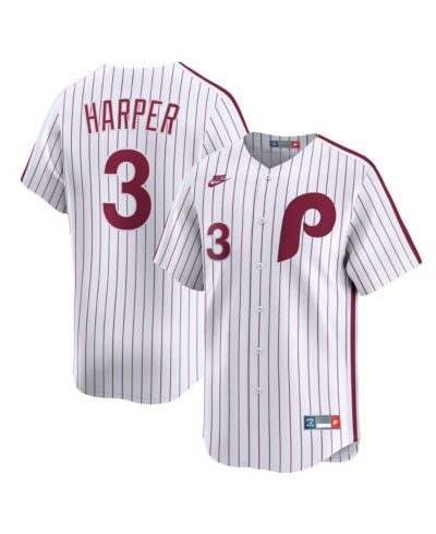 Мужская джерси Nike Bryce Harper Philadelphia Phillies, коллекция Cooperstown