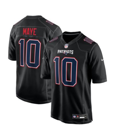 Nike Мужская джерси New England Patriots Drake Maye Carbon Black