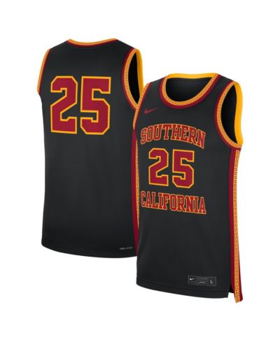 Мужская баскетбольная джерси Nike Black USC Trojans Alternate Replica