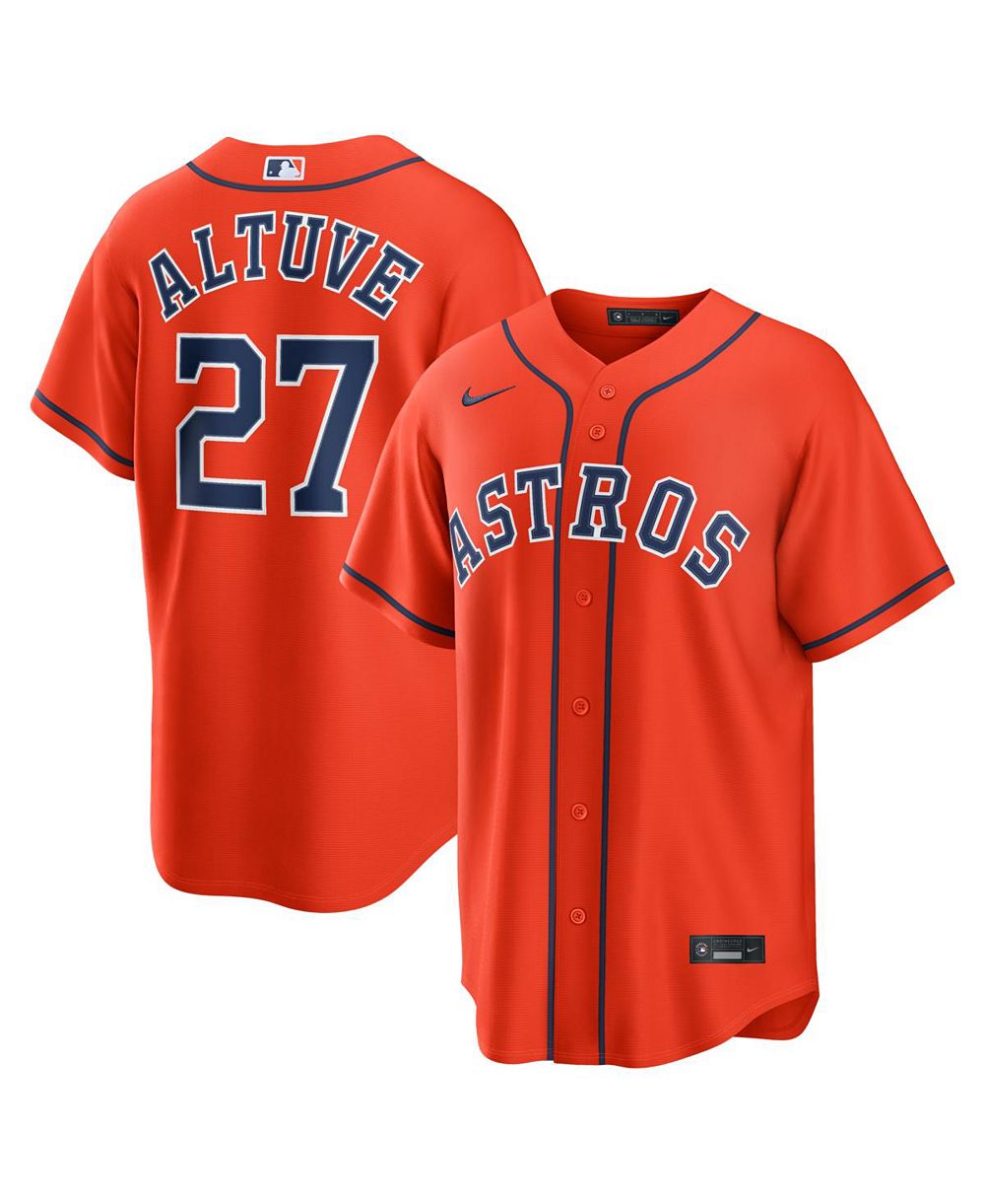 Мужская джерси Nike Jose Altuve Houston Astros Orange