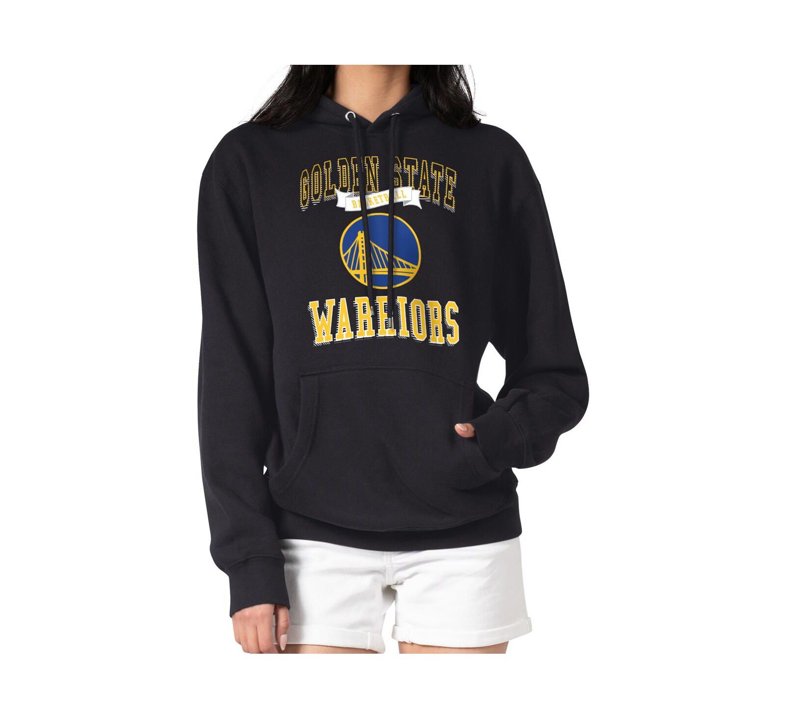 Женское флисовое худи G-III 4Her by Carl Banks Black Golden State Warriors Graphic