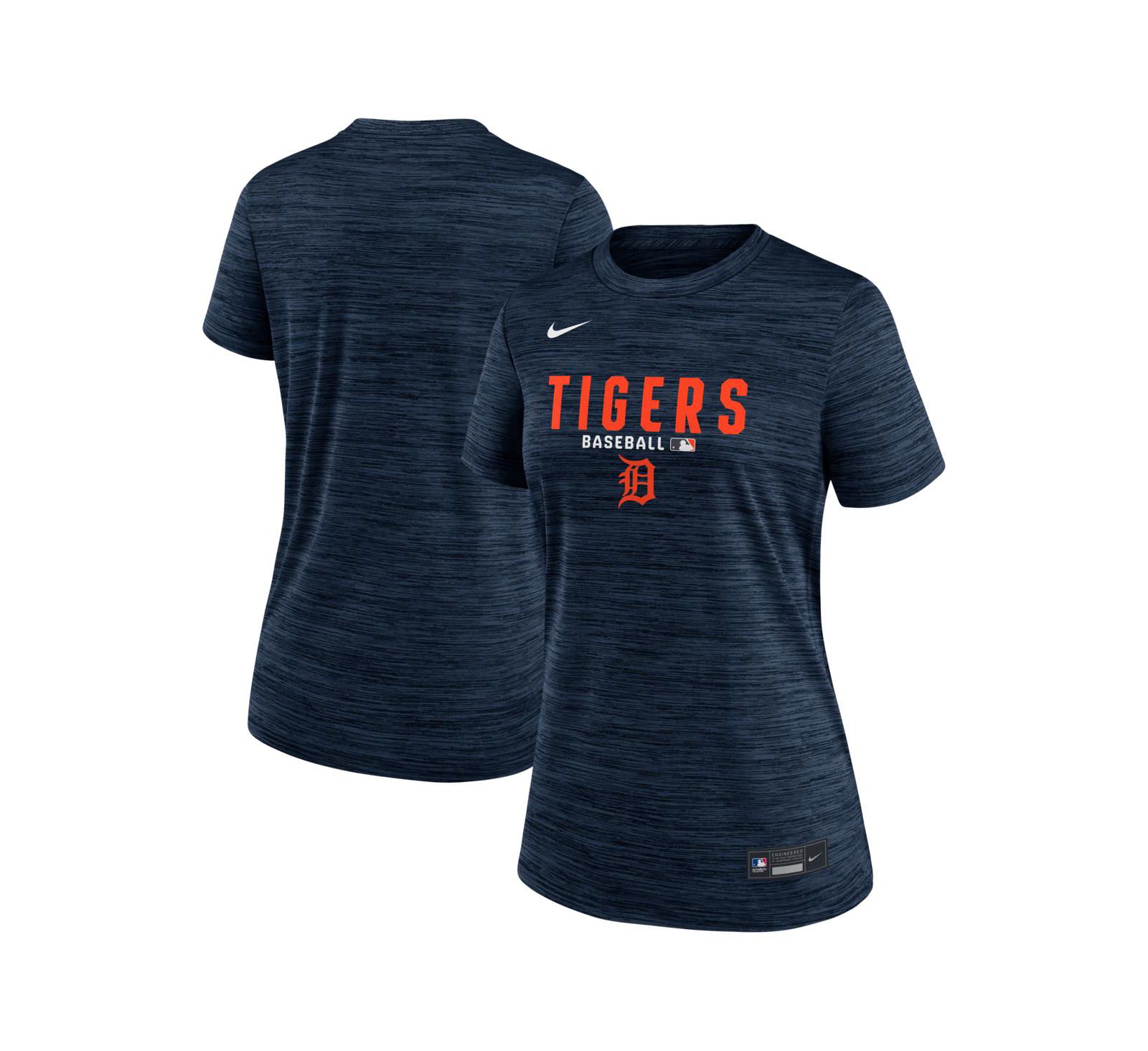 Nike Women's Navy Detroit Tigers Authentic Collection Velocity Dri-FIT T-Shirt