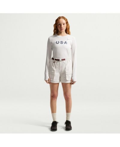Nike Женская футболка Nike Women's ACG White Team USA Dri-FIT Long Sleeve