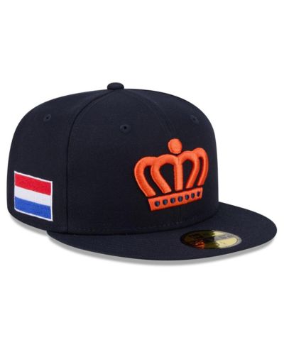 New Era Мужская бейсболка 59FIFTY Netherlands 2026 World Baseball Classic Navy