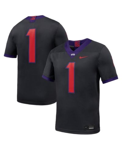 Футболка Nike Men's 1 Anthracite TCU Horned Frogs Alternate Game