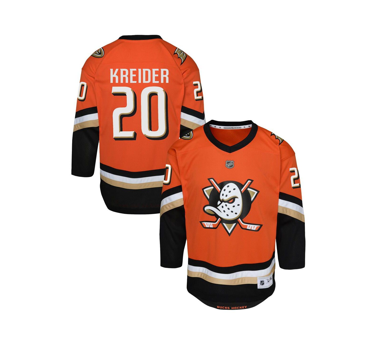 Детская джерси Outerstuff Chris Kreider Orange Anaheim Ducks Home Replica