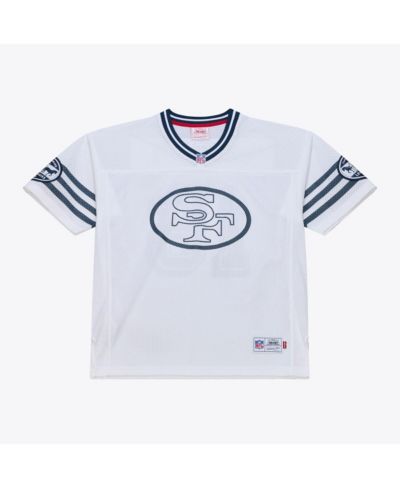 Джерси Mitchell & Ness x Levi's Joe Montana White San Francisco 49ers Legacy Мужской Женский