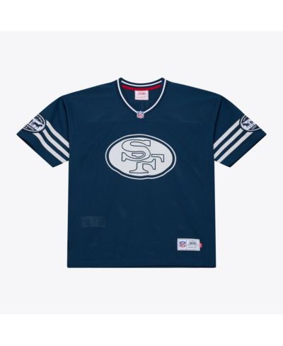 Mitchell & Ness Мужская Женская джерси Levi's Jerry Rice Navy San Francisco 49ers Legacy