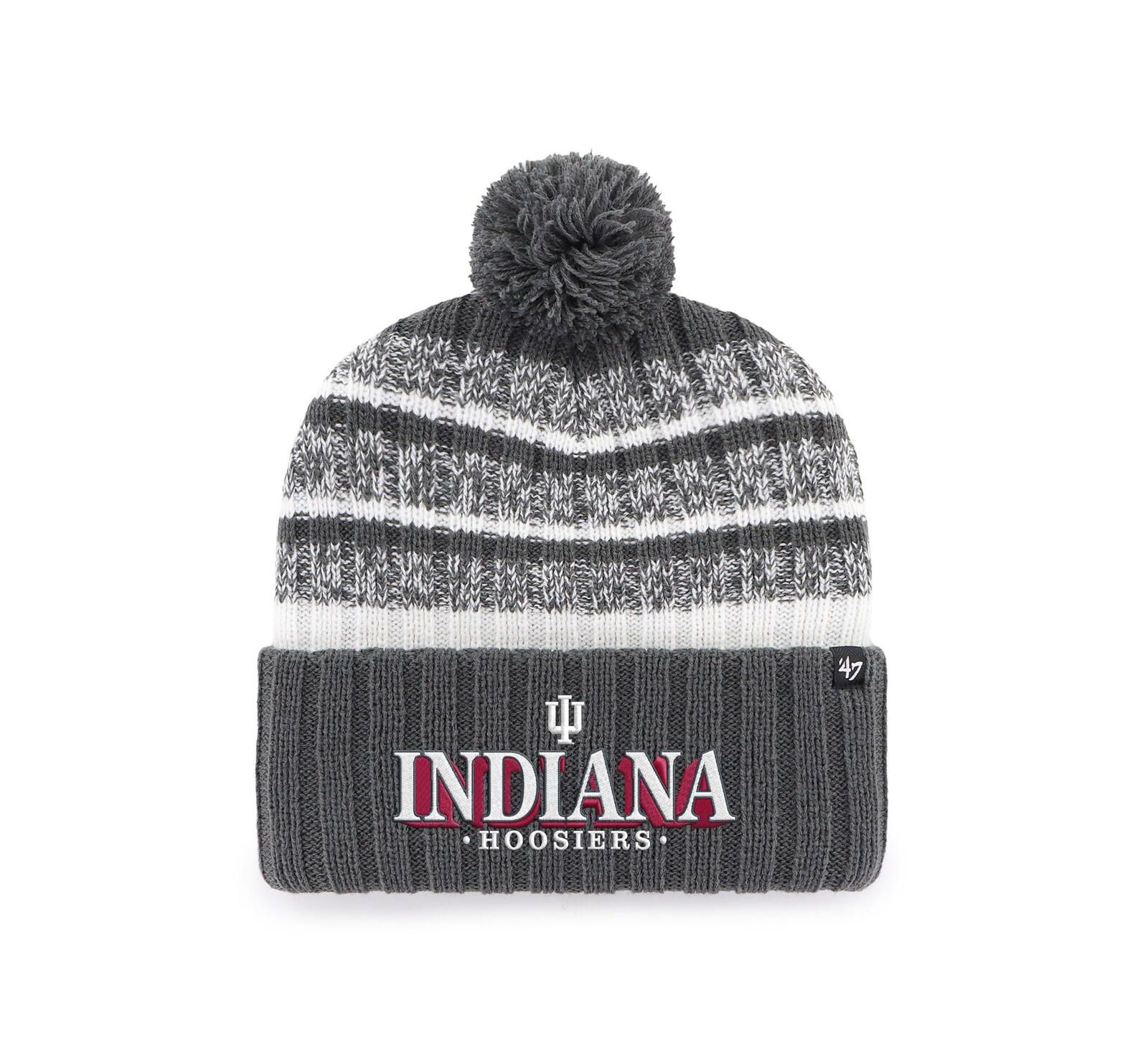 '47 Brand Men's Charcoal Indiana Hoosiers Tavern Cuffed Knit Hat