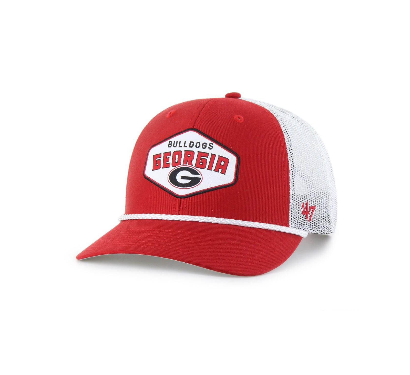 Мужская кепка '47 Brand Georgia Bulldogs Ace Out Rope Adjustable Trucker