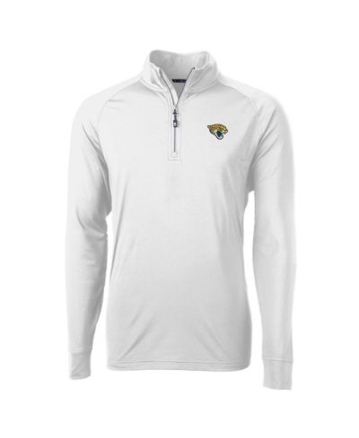 Мужская куртка Cutter & Buck Jacksonville Jaguars Adapt Eco Knit Quarter-Zip