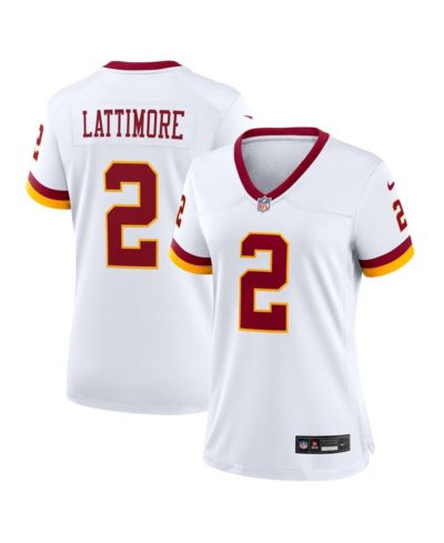 Женская джерси Nike Marshon Lattimore White Washington Commanders Game Super Bowl Era
