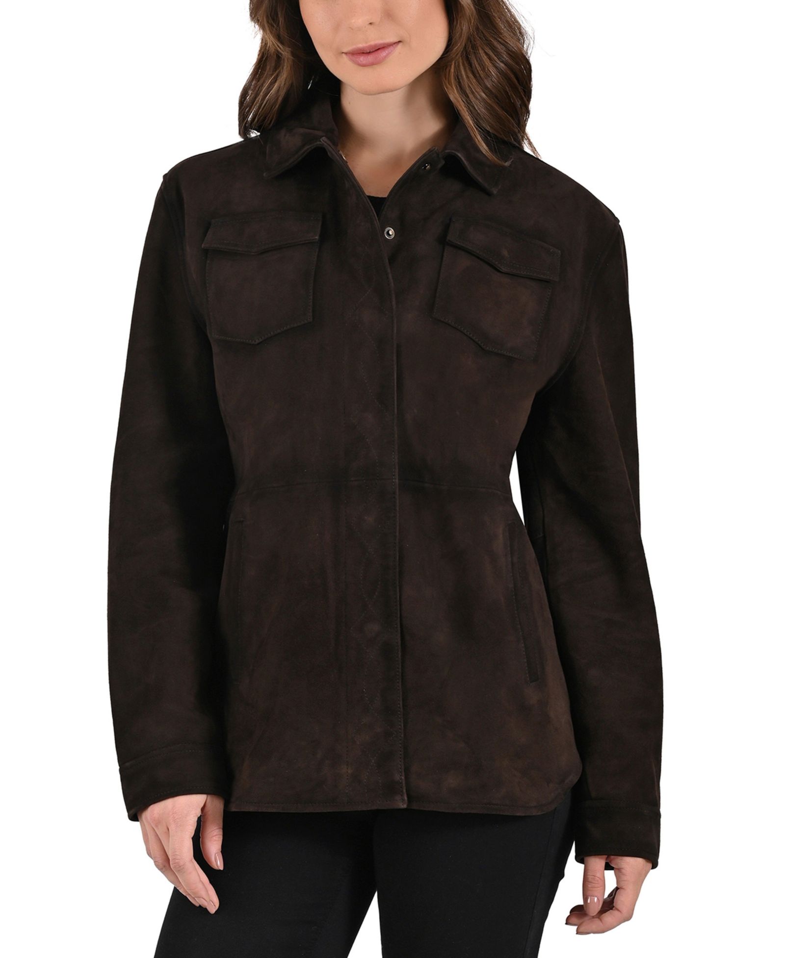 Frye Women's Women s Goat Suede Jacket