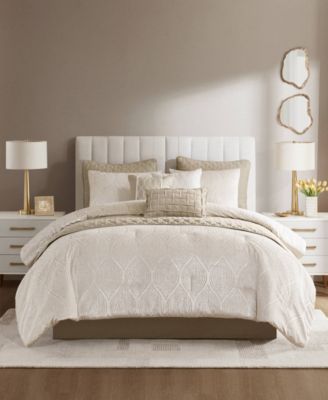 Комплект постельного белья Madison Park Nocturne Jacquard 10-Pc. California King