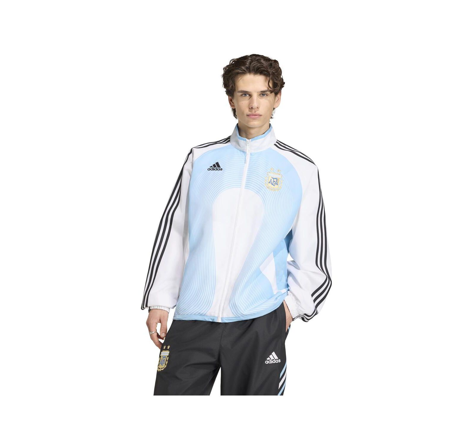 Adidas Men's White Argentina National Team 2006 Bringback Full-Zip Track Jacket