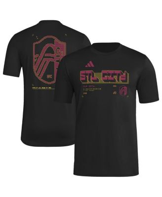 Мужская футболка adidas St. Louis CITY SC 2026 Anthem AEROREADY Pregame Black