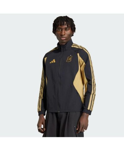 Adidas Men's Black LAFC 2026 Anthem Raglan Full-Zip Jacket