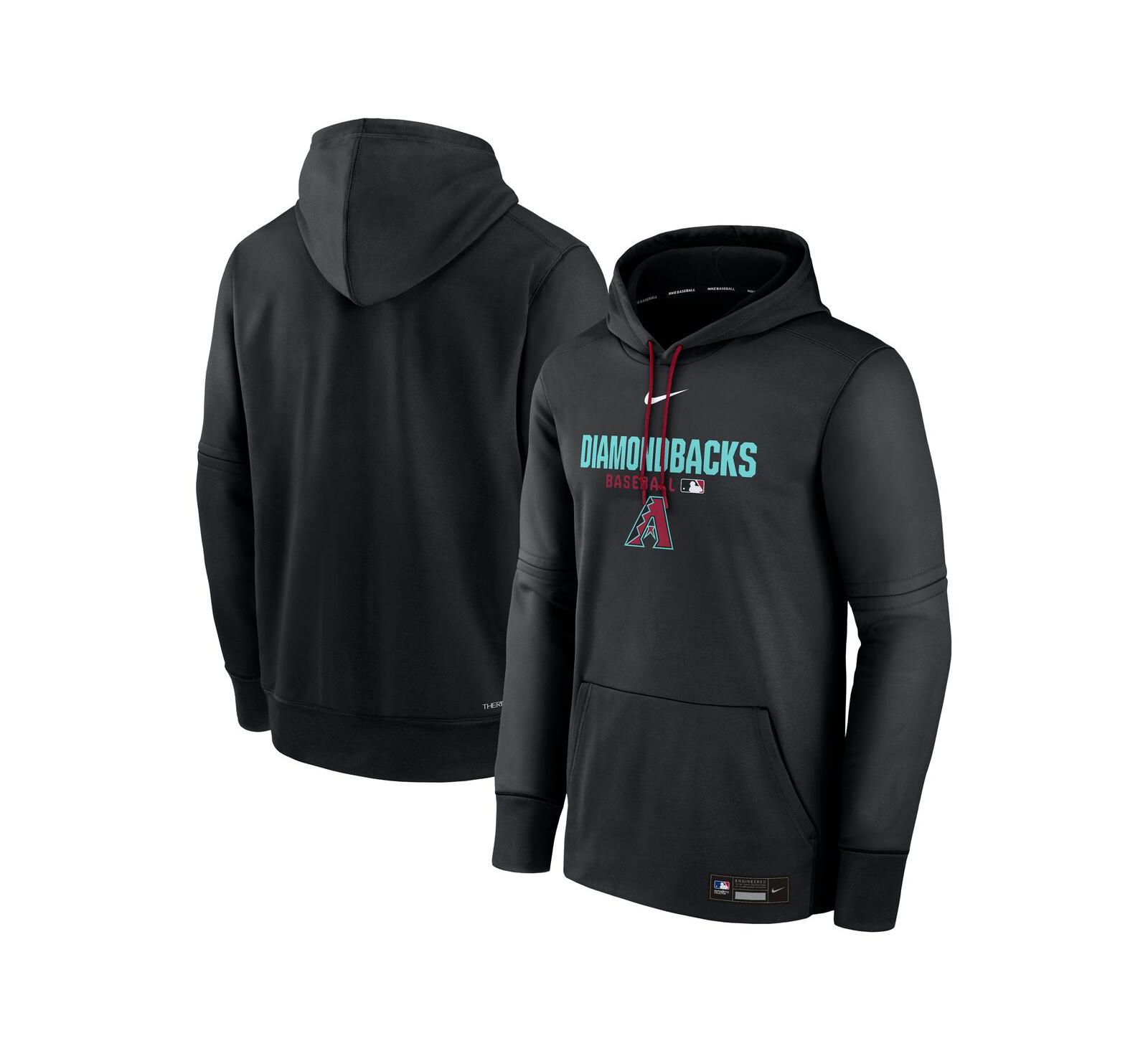 Худи Nike Men's Black Arizona Diamondbacks Authentic Collection Therma-FIT