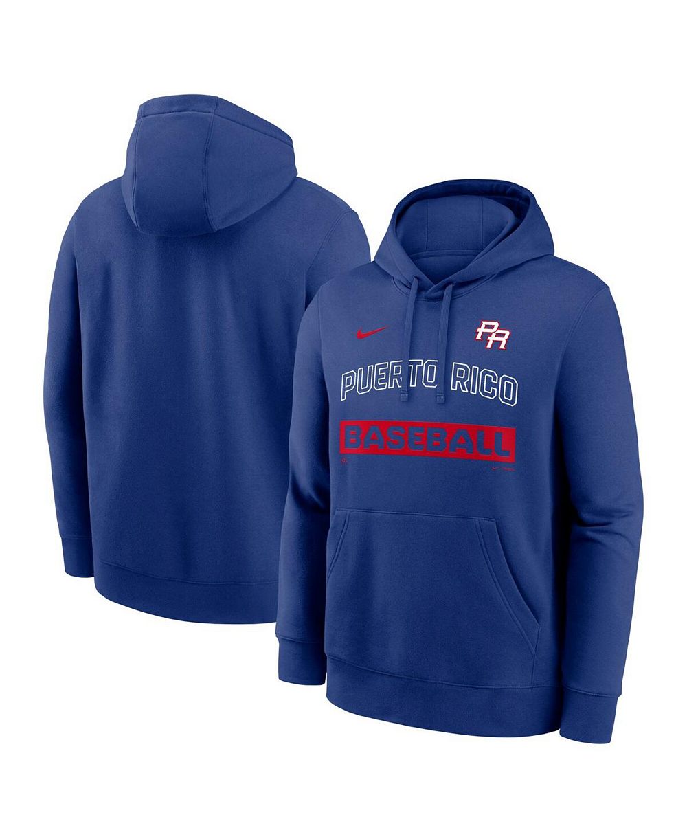 Мужское худи Nike, Puerto Rico Baseball 2026 World Baseball Classic, синее