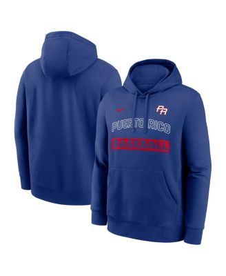 Мужское худи Nike, Puerto Rico Baseball 2026 World Baseball Classic, синее