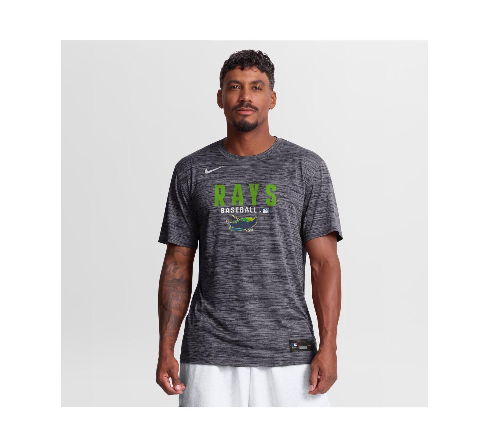 Nike Men's Black Tampa Bay Rays Authentic Collection Velocity Dri-FIT T-Shirt