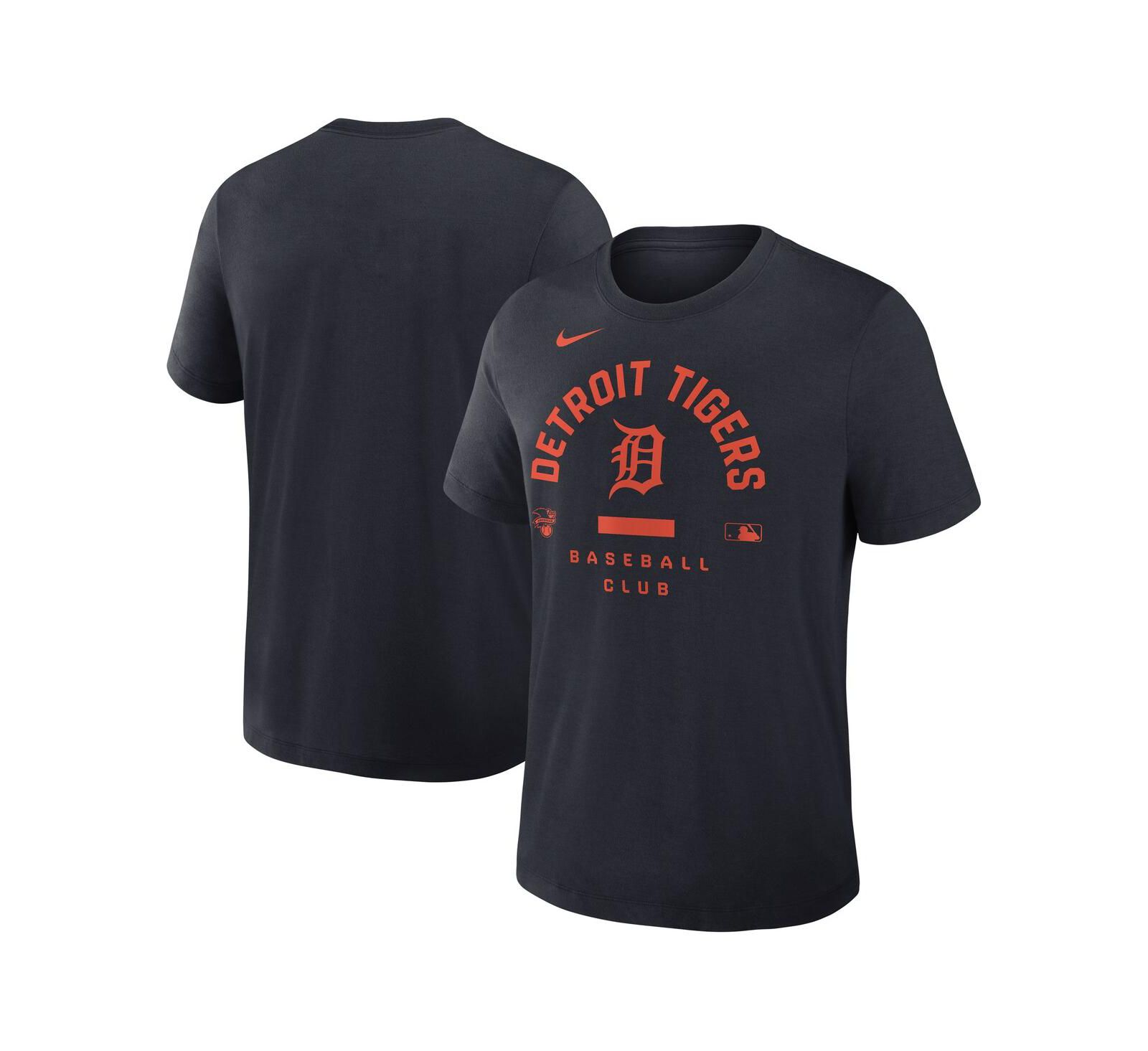 Мужская футболка Nike Detroit Tigers Authentic Collection Dri-FIT, темно-синяя