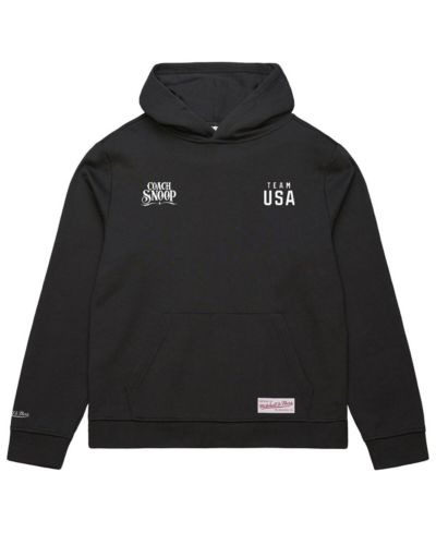 Мужской Mitchell & Ness Black Team USA Coach Snoop hoodie