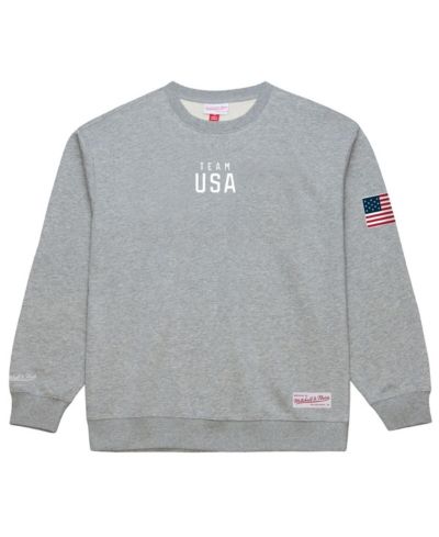 Mitchell & Ness Мужское серое худи Team USA Coach Snoop