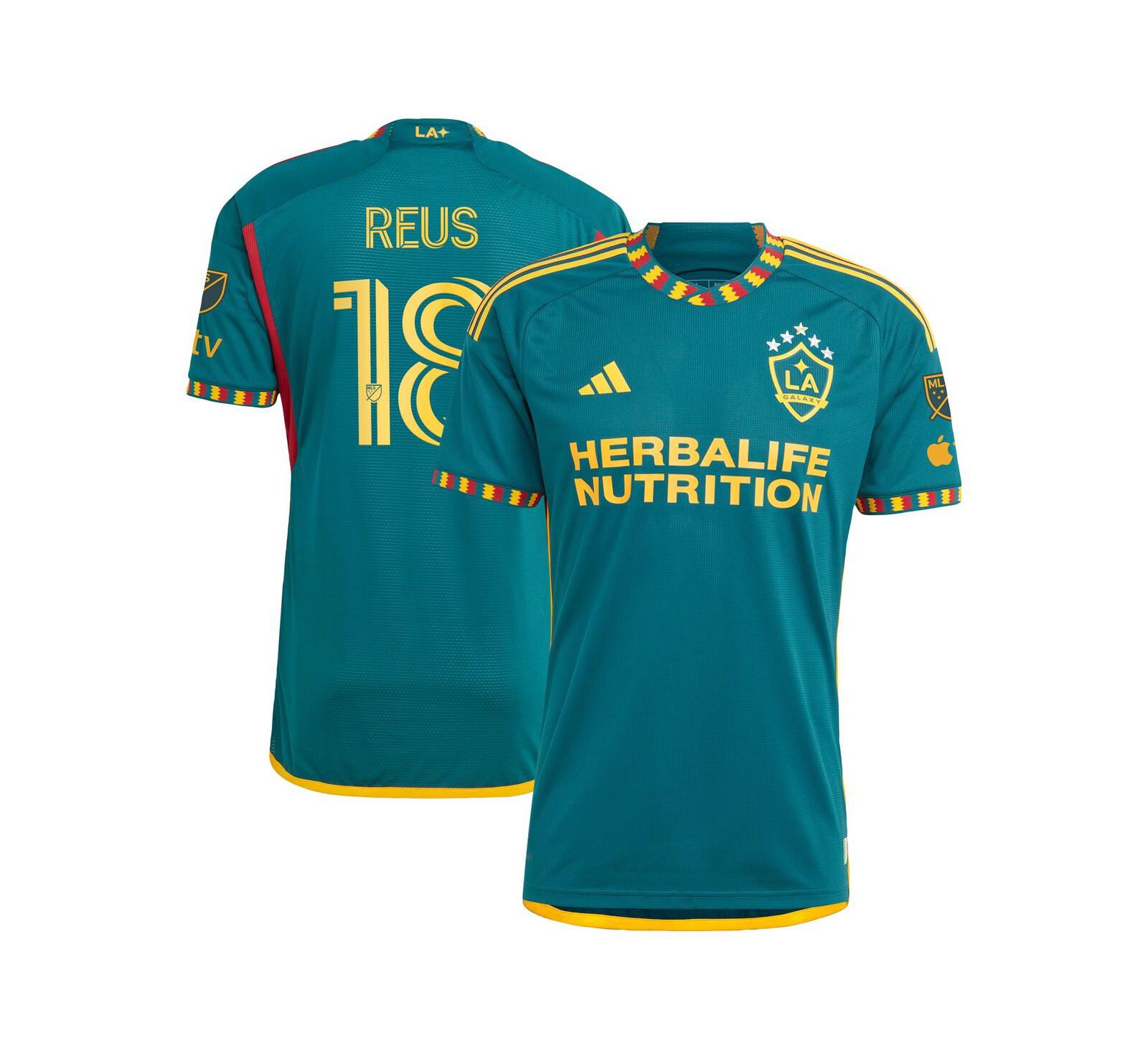Adidas Men's Marco Reus Green LA Galaxy 2024 LA Kit Authentic Player Jersey