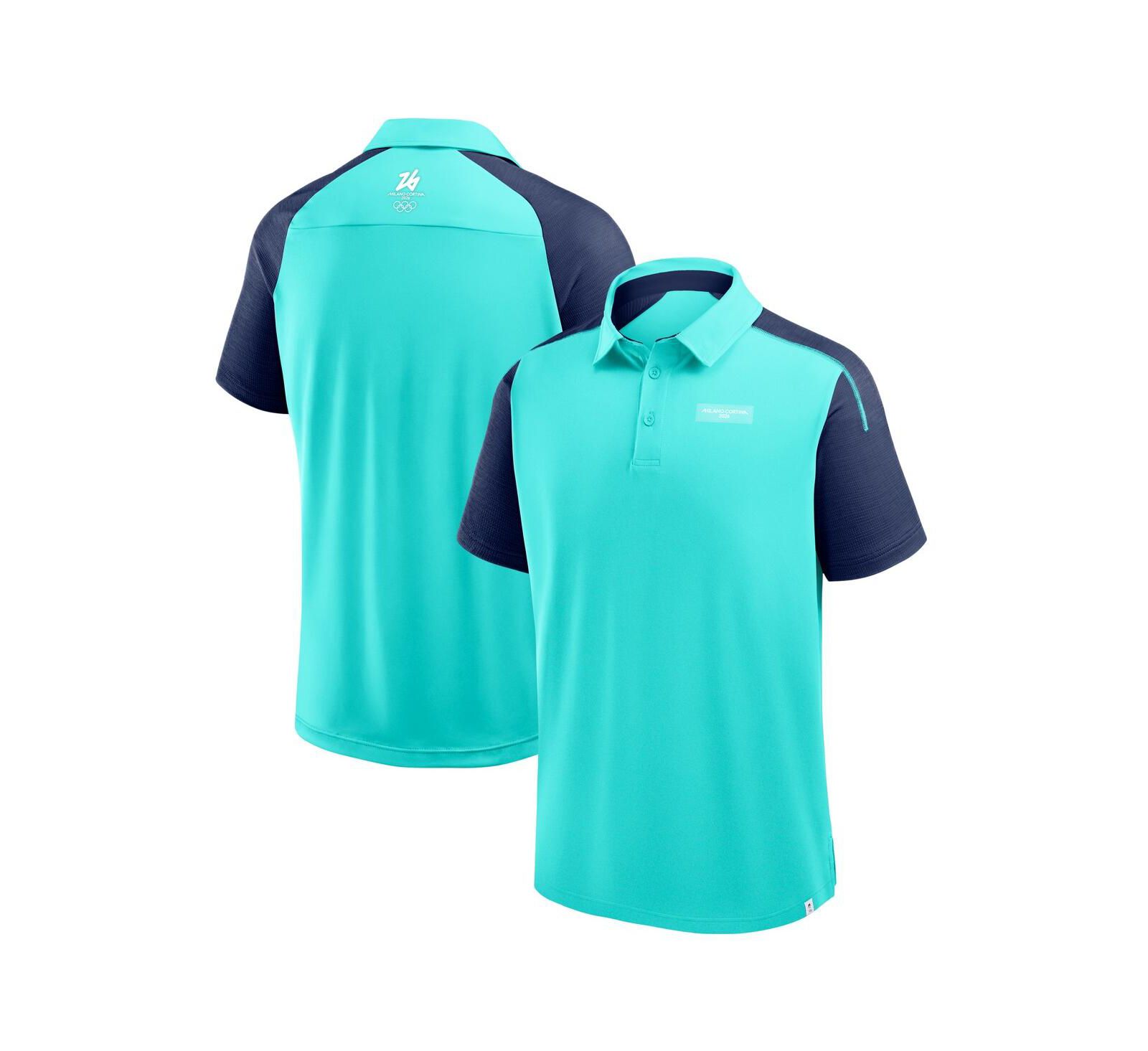 Fanatics Men's Aqua Milano Cortina 2026 Winter Defender Polo Shirt