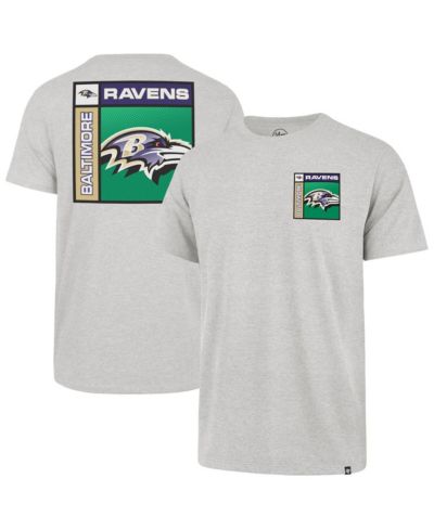 Футболка '47 Brand Men's Gray Baltimore Ravens Chrome Plate Franklin