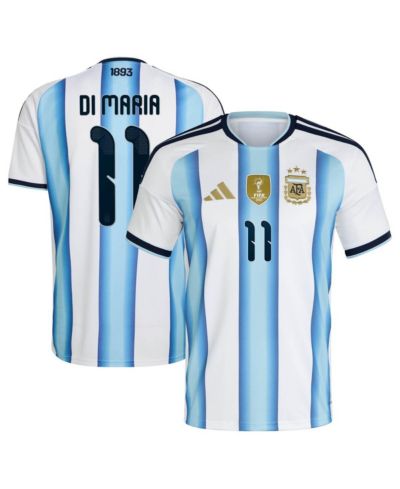 Мужская джерси Adidas White Angel Di Maria Argentina National Team 2026 Home Replica