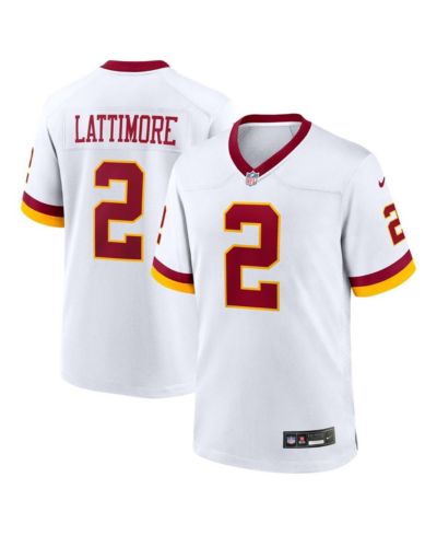 Джерси Nike Men's Marshon Lattimore White Washington Commanders