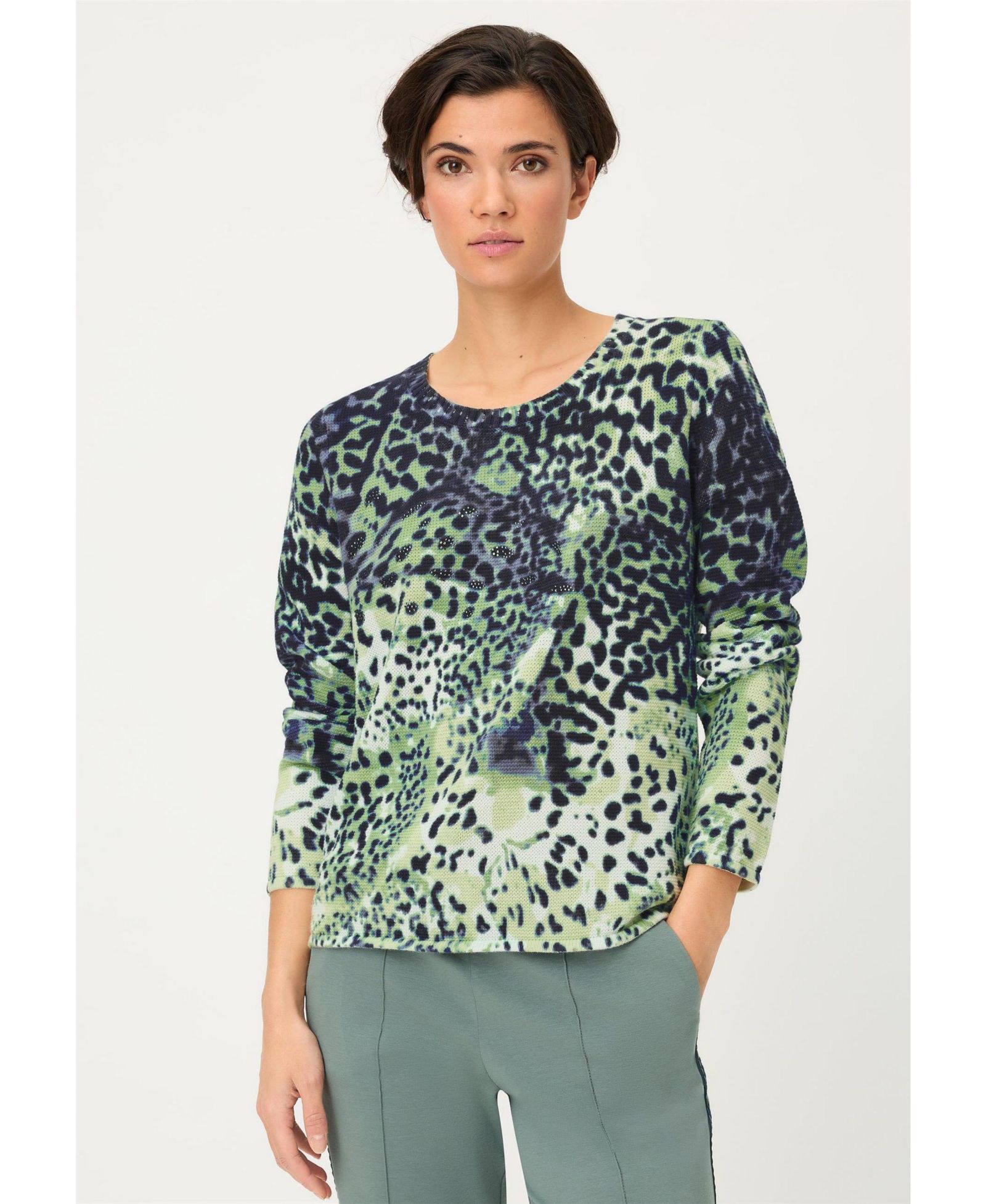 Свитер Olsen Women's Animal Print Camo
