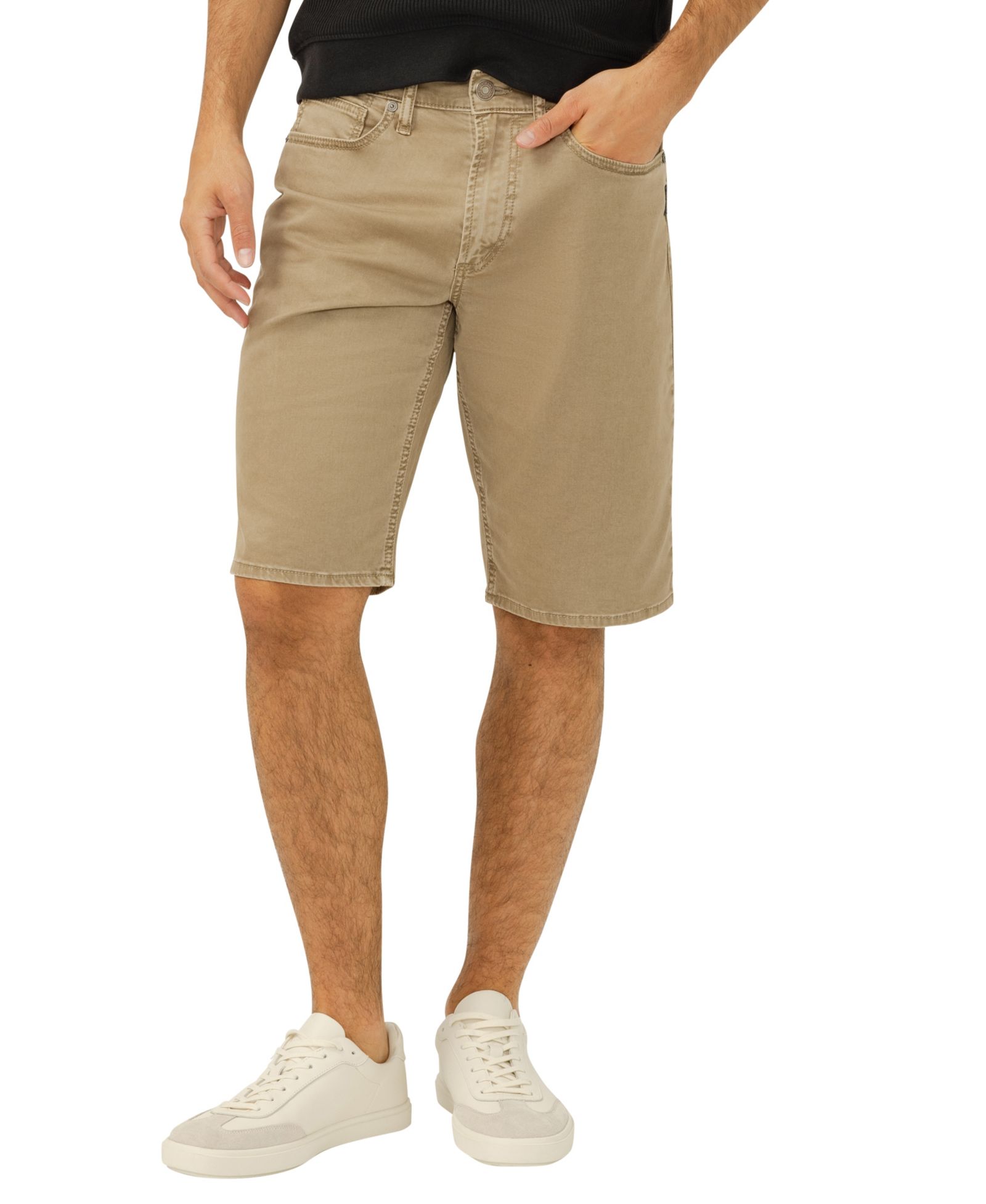SILVER JEANS CO. Zac Relaxed Fit Essential Twill Shorts