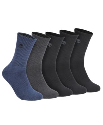 Timberland Men's 5-Pair Rivington Crew Socks