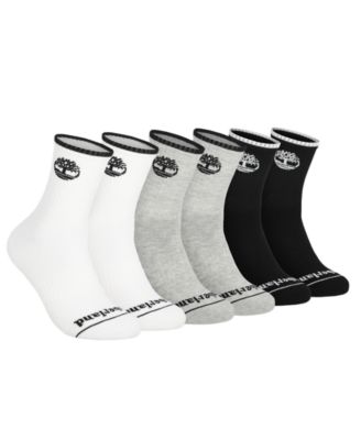 Timberland Мужские носки 6-Pack Tipped High Quarter Logo