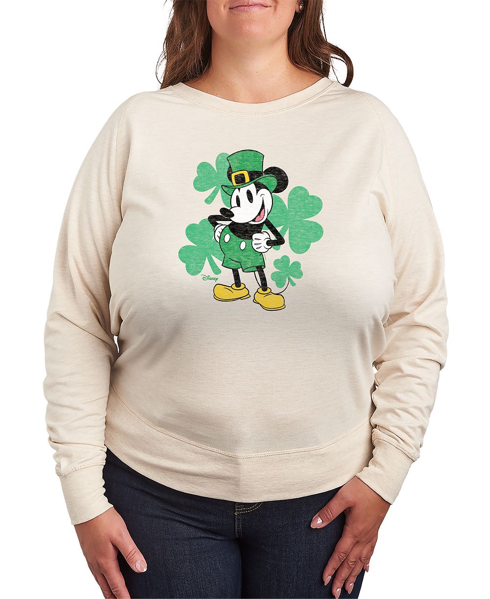 Футболка Hybrid Apparel Plus Size Disney St. Patrick's Day Leprechaun Mickey с коротким рукавом