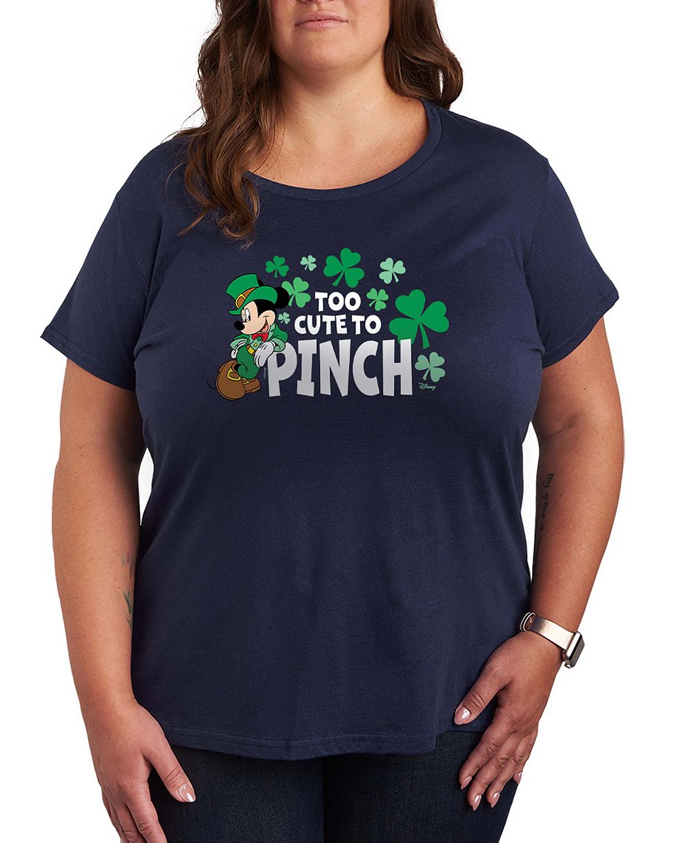 Hybrid Apparel Plus Size Disney St. Patrick's Day графическая футболка с коротким рукавом