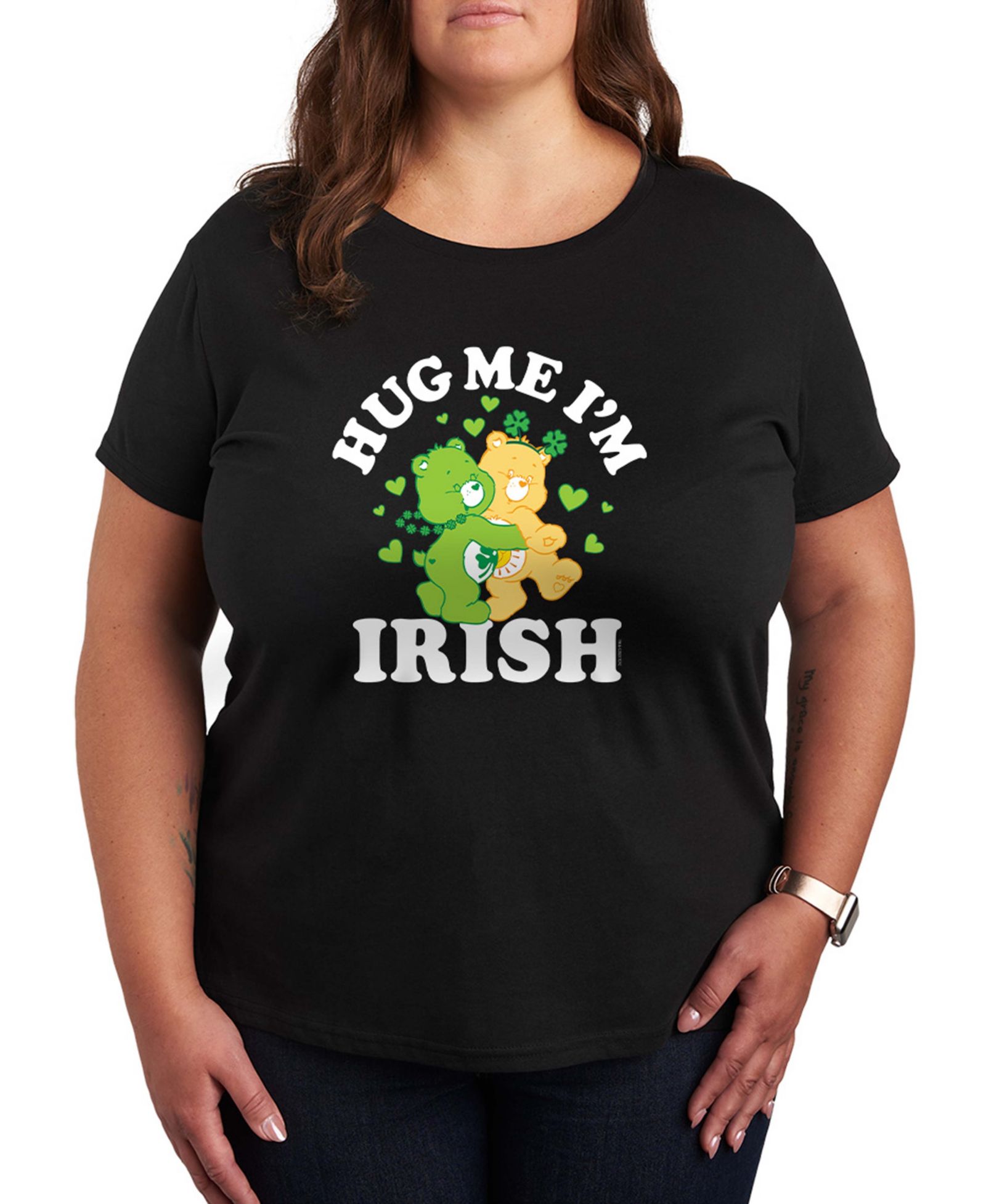 Футболка Hybrid Apparel Plus Size Hug Me I'm Irish с коротким рукавом