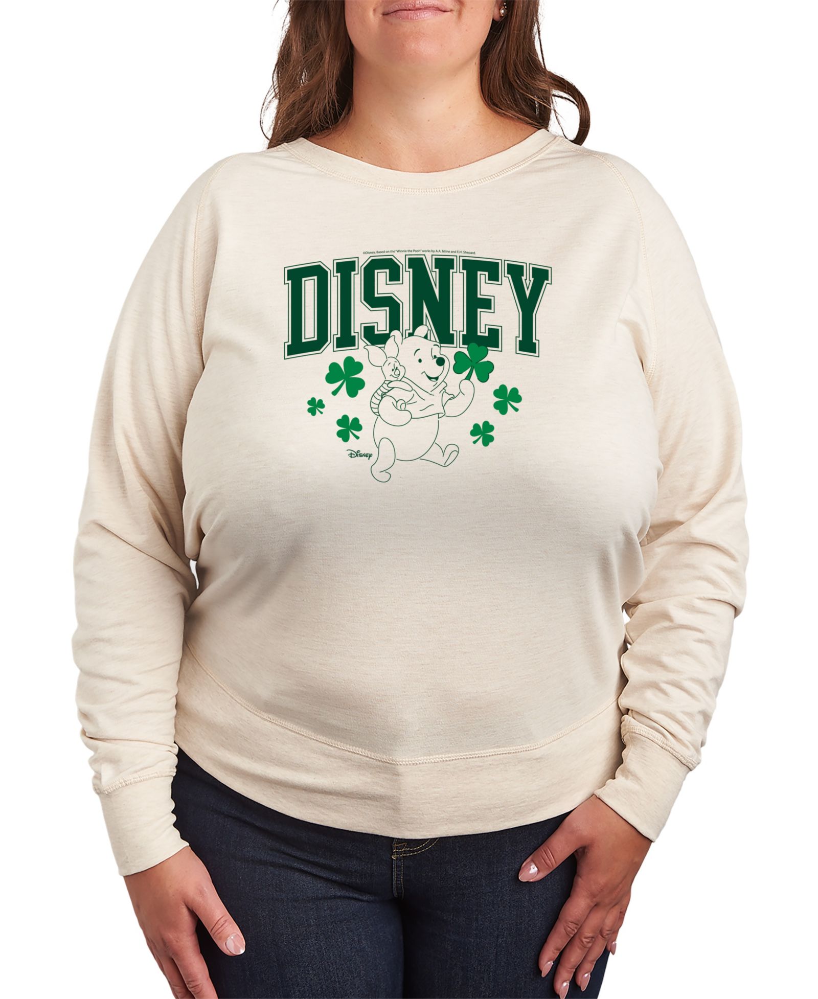 Свитшот Hybrid Apparel Plus Size Disney Winnie the Pooh French Terry Long-Sleeve