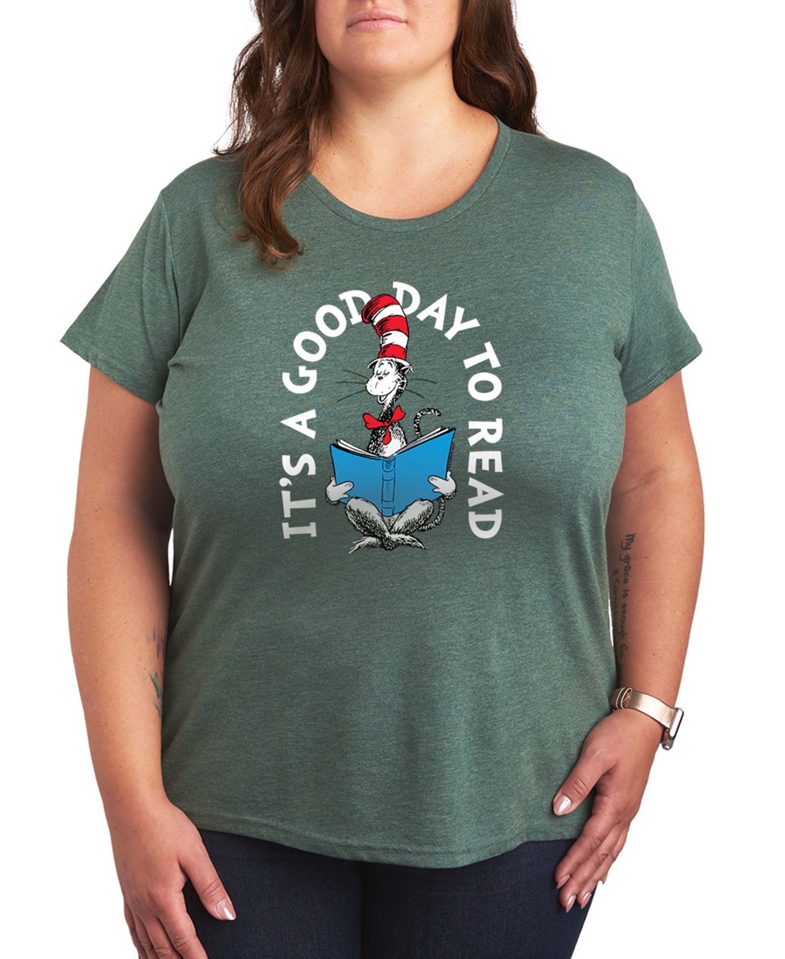 Графическая футболка Hybrid Apparel Plus Size Dr. Seuss It's A Good Day To Read