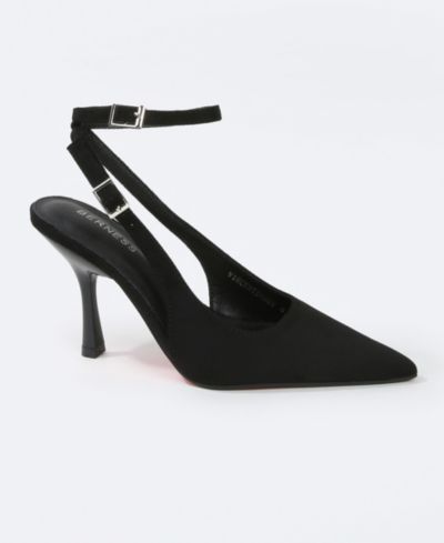 BERNESS Women's Vincentina Ankle Strap Slingback Heels