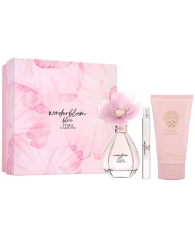 Подарочный набор Vince Camuto Wonderbloom Bliss: парфюмерия, спрей для тела и крем