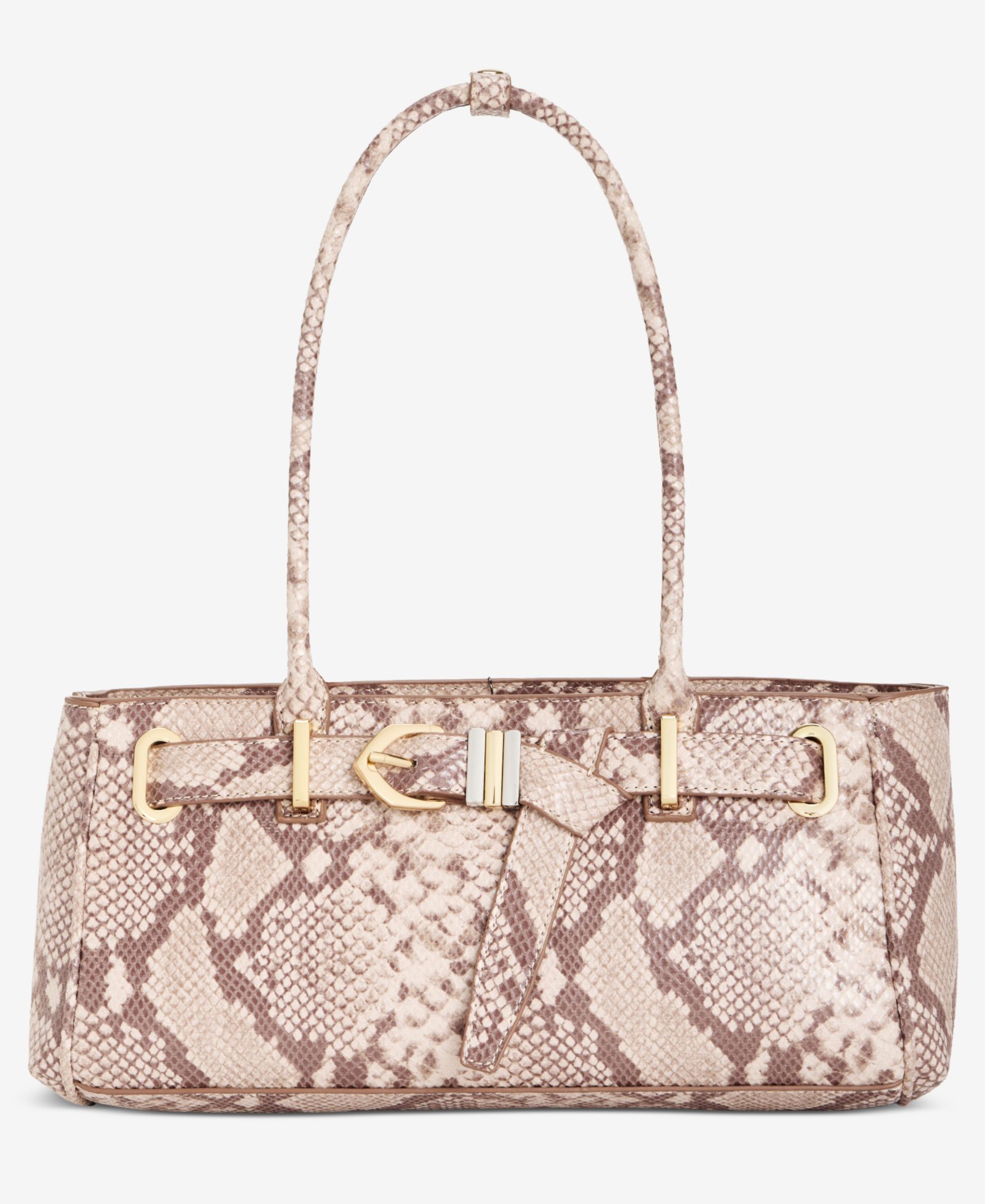 I.N.C. International Concepts Zhuri Belted Snake Satchel, Exclusively at Macy's