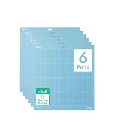 Cricut Light Grip Cutting Machine Mat, 12 in x 12 in (6 ct)