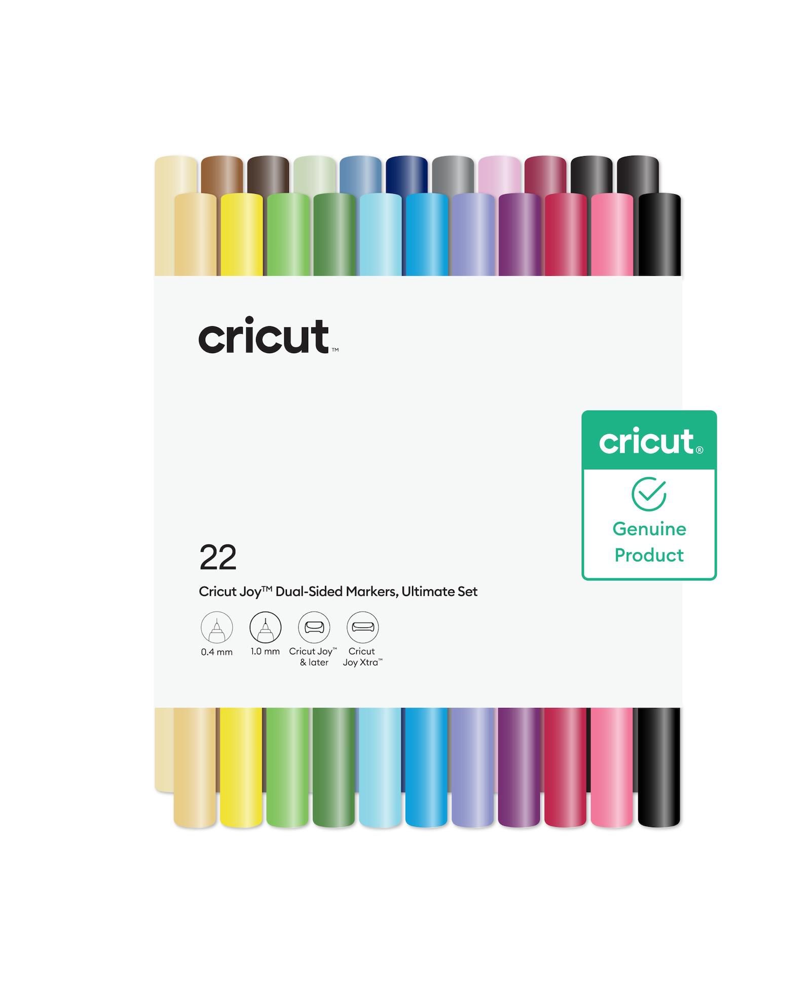 Набор маркеров Cricut Joy двухсторонних, Ultimate Set - 22 шт - для машин Joy и Joy Xtra