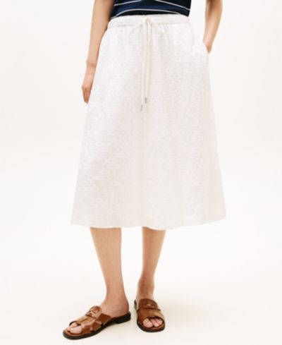 Юбка Tommy Hilfiger Women's Broderie с эластичным поясом