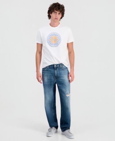 Мужские джинсы GUESS Jett Baggy с разрезами