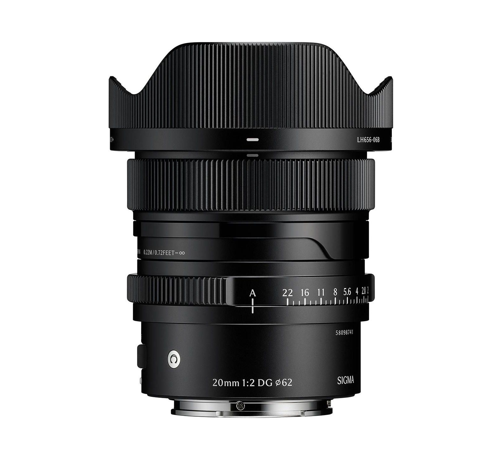 Объектив Sigma 20mm f/2 DG Contemporary для Sony E, Black